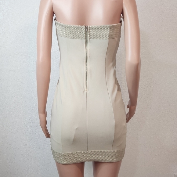 Guess Women’s Amelia Bandage Dress – Lt. Khaki Sz: M - Picture 8 of 12